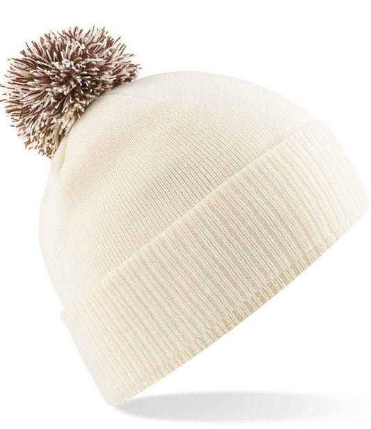 Beechfield Snowstar® Beanie | Off White/Mocha