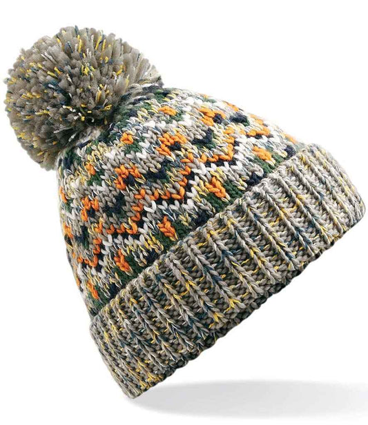 Beechfield Blizzard Bobble Beanie | Forager Fusion