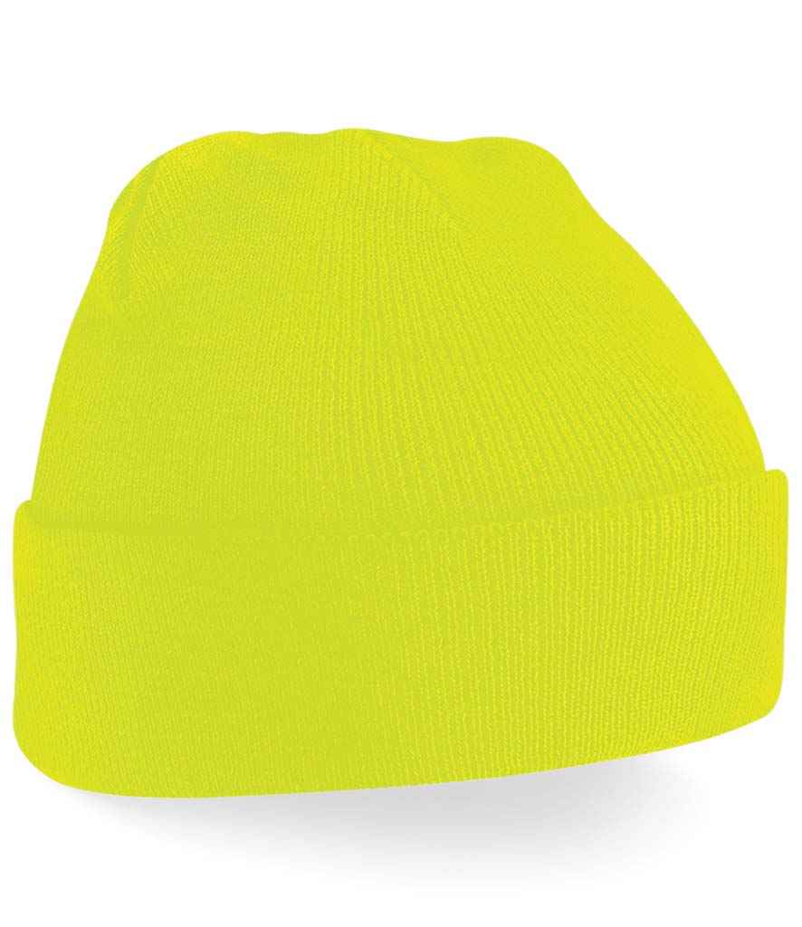 Beechfield Kids Original Cuffed Beanie | Fluorescent Yellow