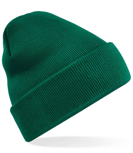 Beechfield Recycled Original Cuffed Beanie | Bottle Green