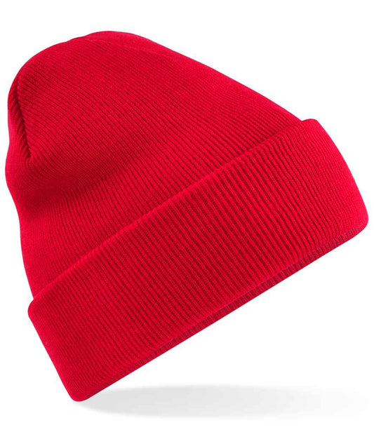 Beechfield Recycled Original Cuffed Beanie | Classic Red