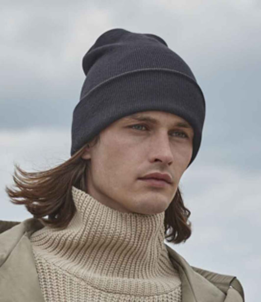 Beechfield Recycled Original Cuffed Beanie | Graphite Grey