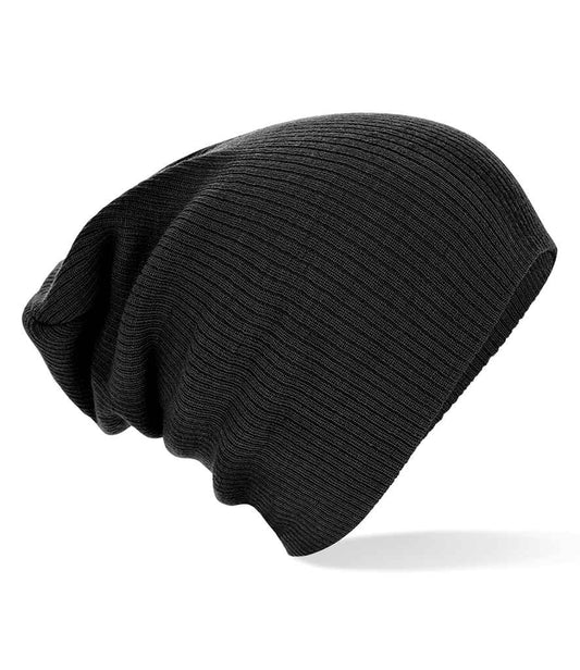 Beechfield Slouch Beanie | Black