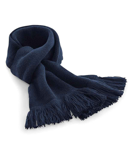 Beechfield Classic Knitted Scarf | French Navy