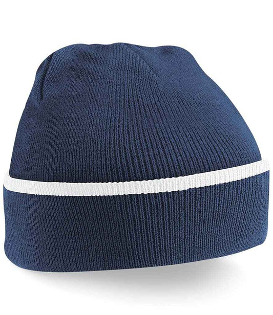 Beechfield Teamwear Beanie | French Navy/White
