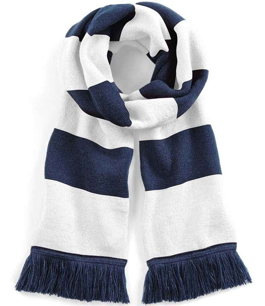 Beechfield Stadium Scarf | French Navy/White