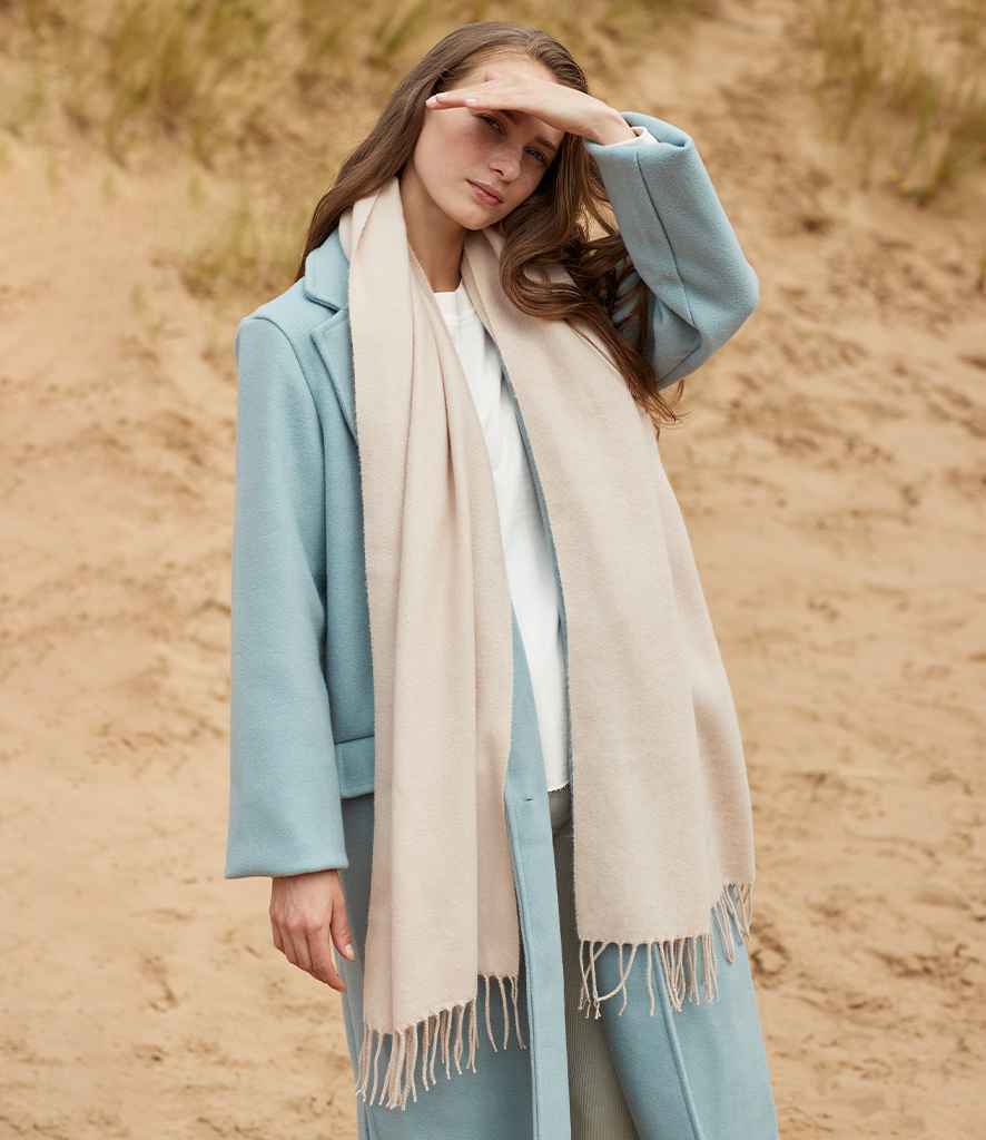Beechfield Classic Woven Scarf | Almond
