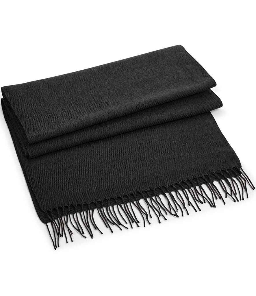 Beechfield Classic Woven Scarf | Black