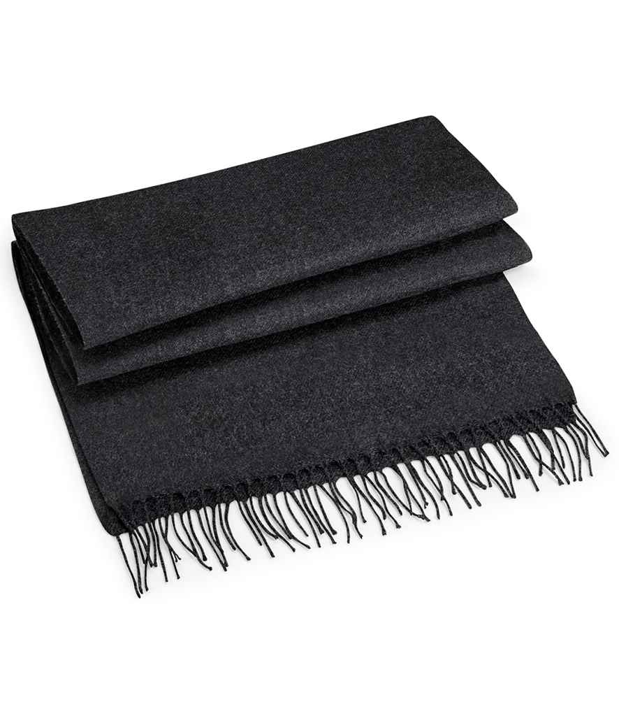 Beechfield Classic Woven Scarf | Charcoal