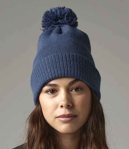 Beechfield Water Repellent Thermal Snowstar® Beanie | Steel Blue