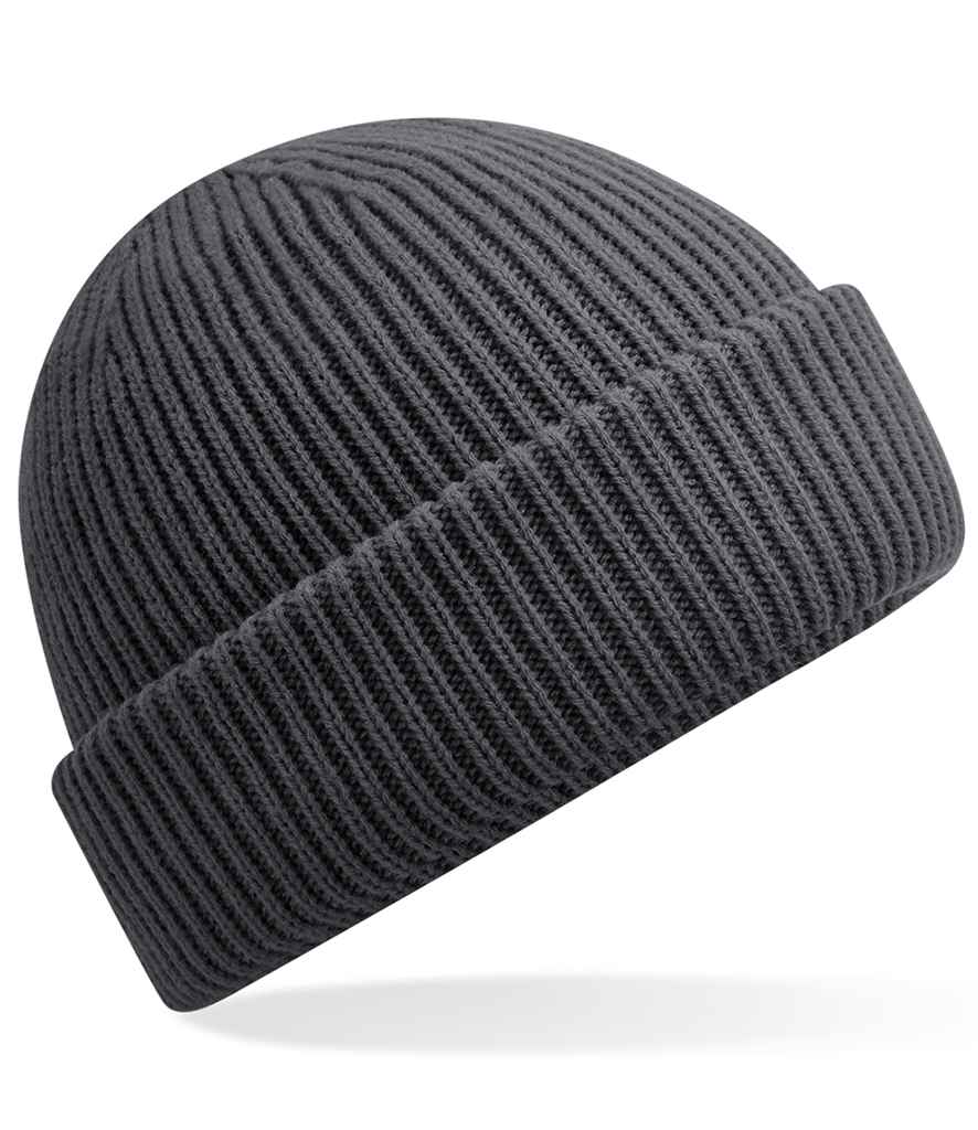 Beechfield Recycled Wind Resistant Breathable Elements Beanie | Graphite Grey