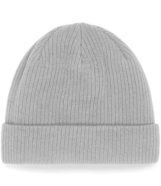 Beechfield Organic Cotton Beanie | Light Grey