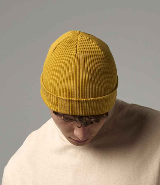 Beechfield Organic Cotton Beanie | Mustard