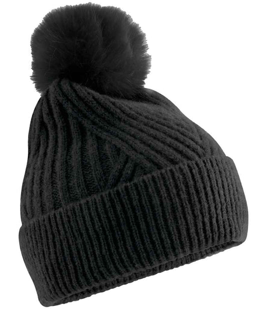 Beechfield Snow Luxe Beanie | Black