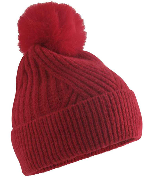 Beechfield Snow Luxe Beanie | Classic Red