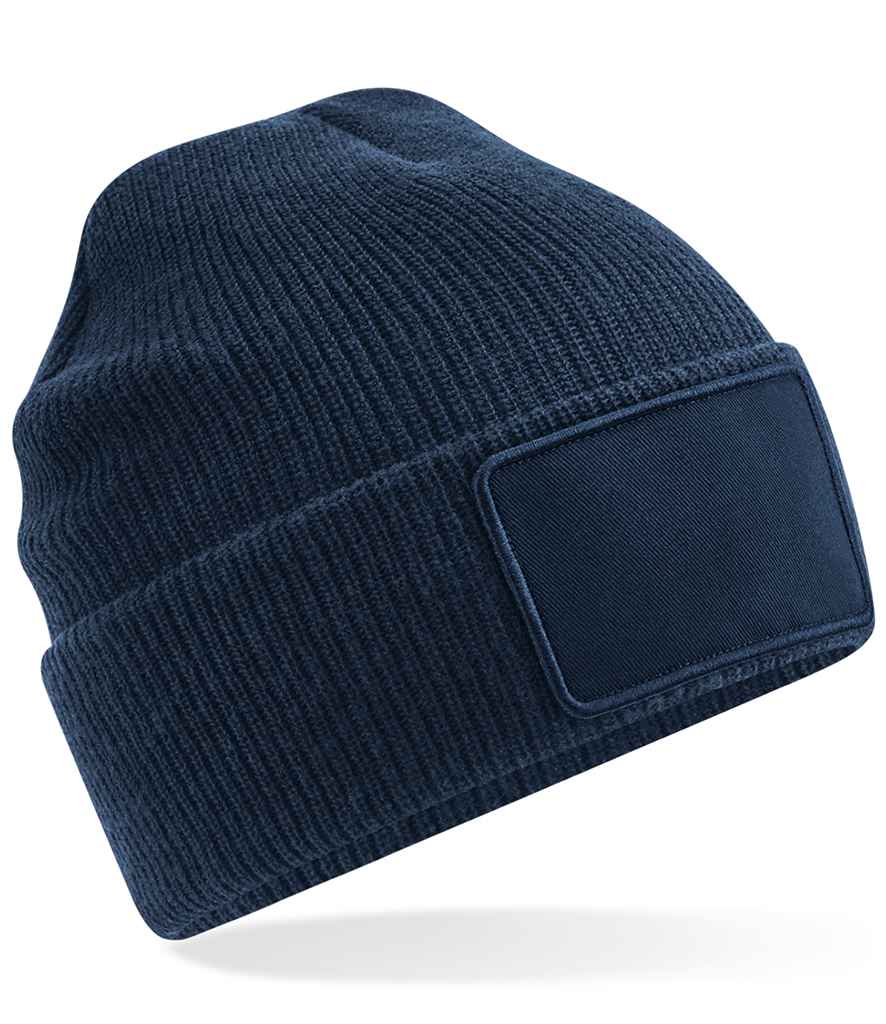Beechfield Removable Patch Thinsulate™ Beanie | French Navy
