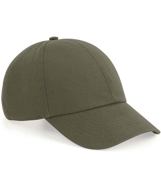 Beechfield Organic Cotton 6 Panel Cap | Olive Green