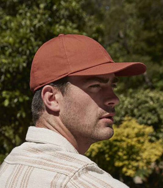 Beechfield Organic Cotton 6 Panel Cap | Terracotta