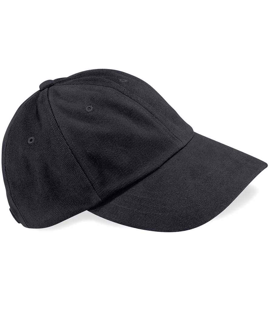 Beechfield Heavy Brushed Low Profile Cap | Black