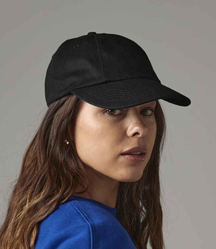 Beechfield Low Profile Heavy Cotton Drill Cap | Black