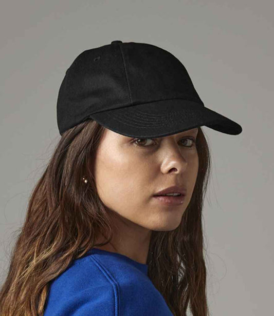 Beechfield Low Profile Heavy Cotton Drill Cap | Black