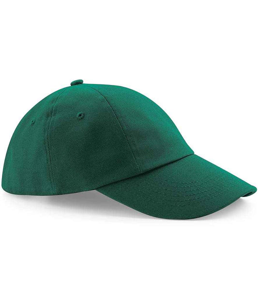 Beechfield Low Profile Heavy Cotton Drill Cap | Bottle Green