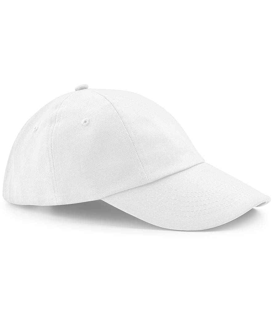 Beechfield Low Profile Heavy Cotton Drill Cap | White