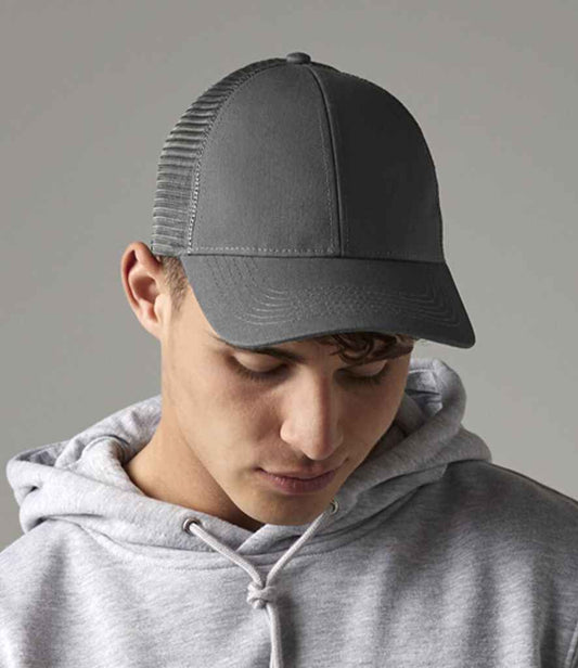 Beechfield Organic Cotton Trucker Cap | Graphite Grey