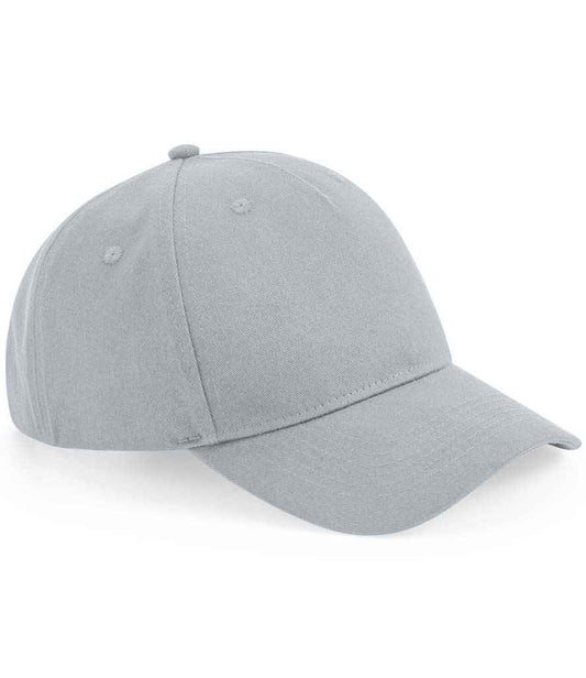 Beechfield Organic Cotton 5 Panel Cap | Light Grey