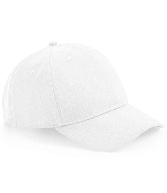Beechfield Organic Cotton 5 Panel Cap | White