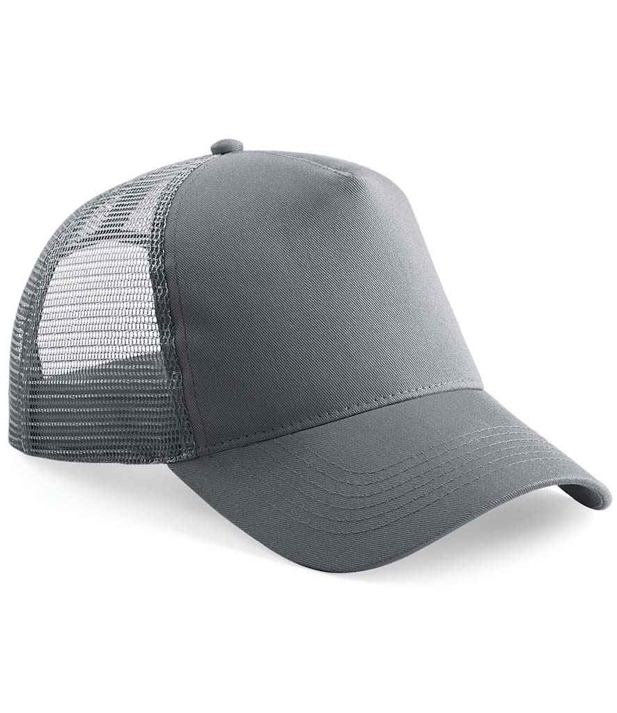 Beechfield Snapback Trucker Cap | Graphite Grey/Graphite Grey