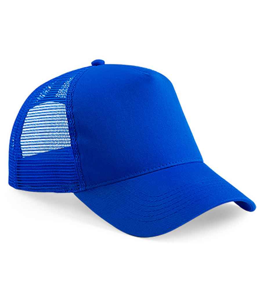 Beechfield Snapback Trucker Cap | Bright Royal/Bright Royal
