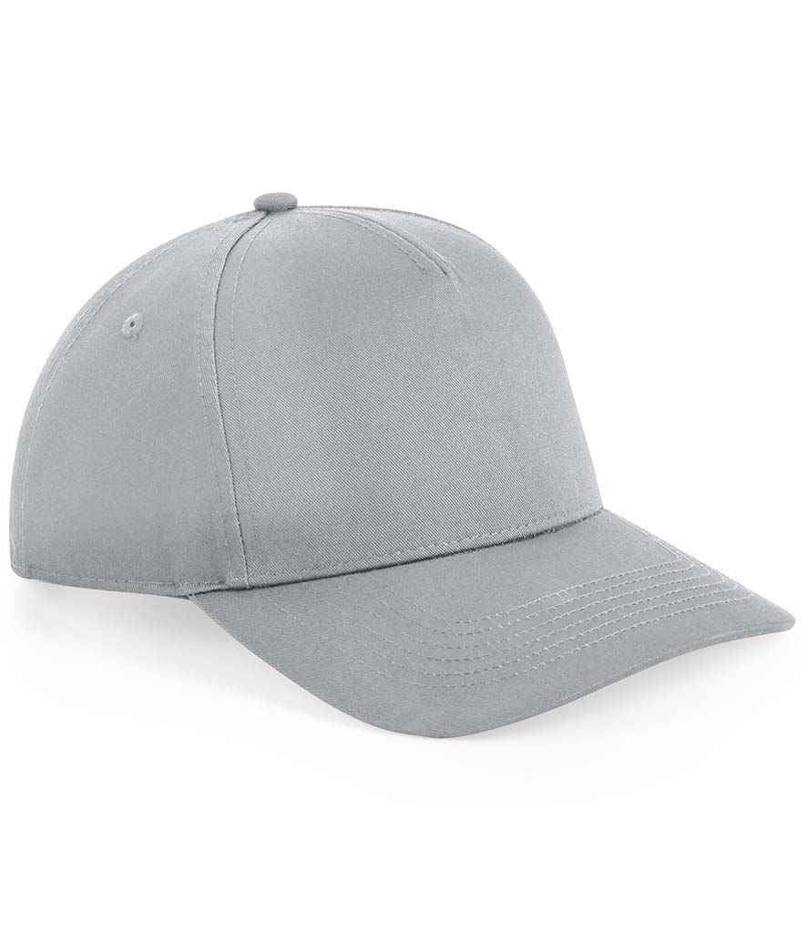 Beechfield Urbanwear 5 Panel Snapback Cap | Light Grey