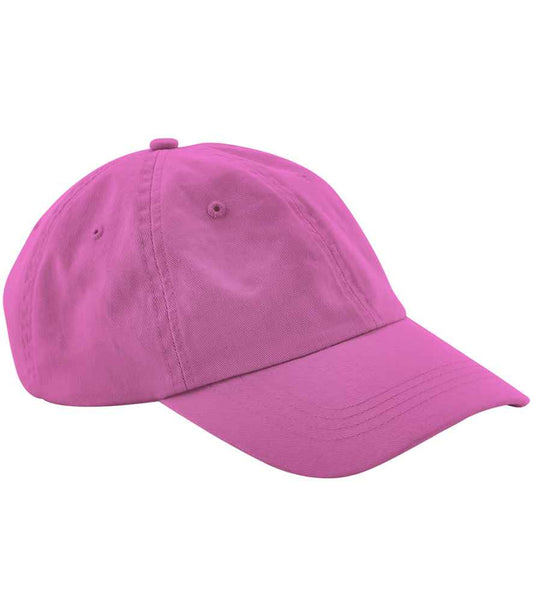 Beechfield Low Profile 6 Panel Dad Cap | True Pink