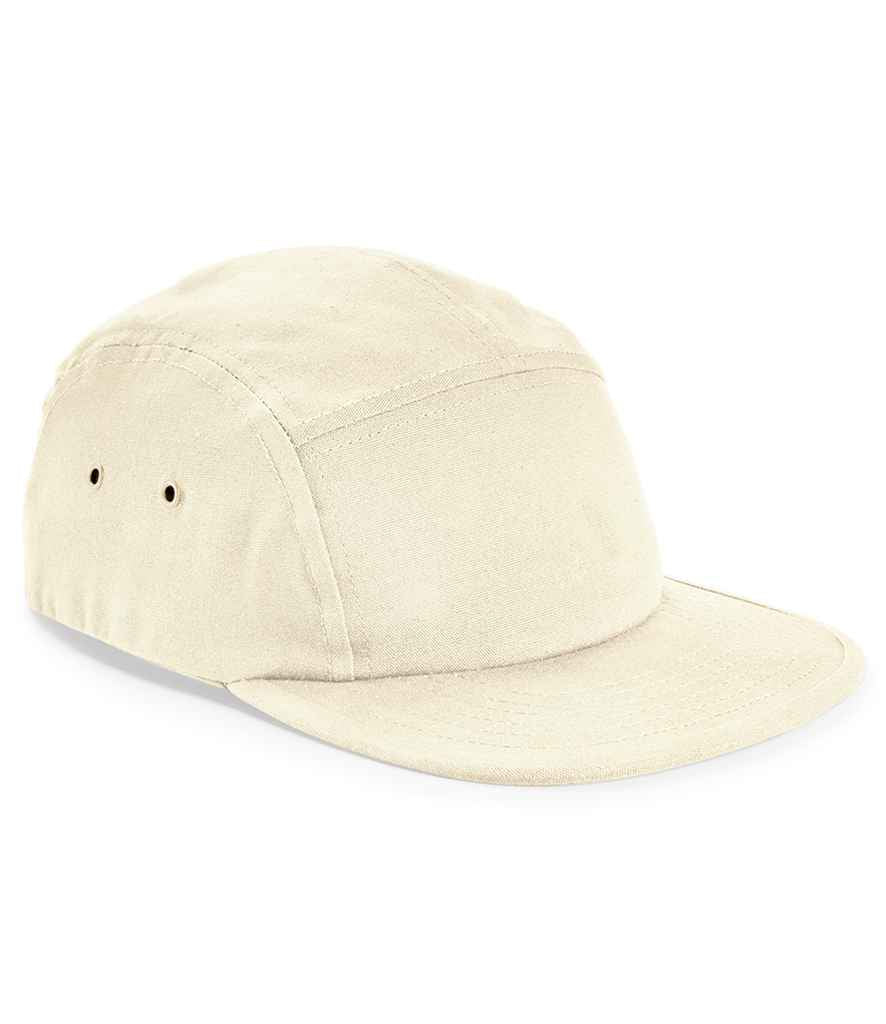 Beechfield Canvas 5 Panel Cap | Natural