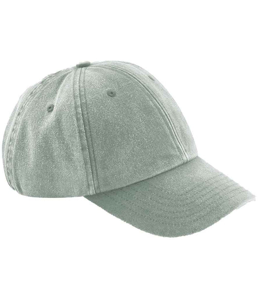 Beechfield Low Profile Vintage Cap | Vintage Sage Green