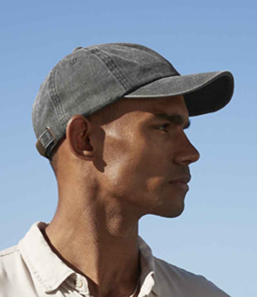 Beechfield Relaxed 5 Panel Vintage Cap | Vintage Black