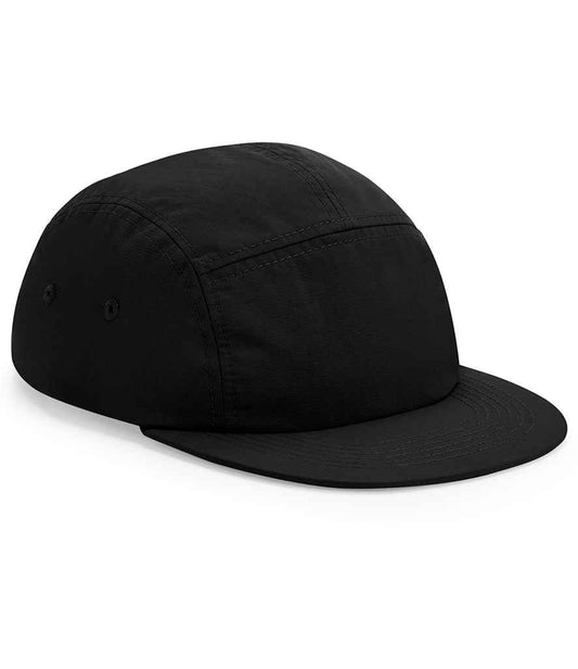 Beechfield Outdoor 5 Panel Camper Cap | Black