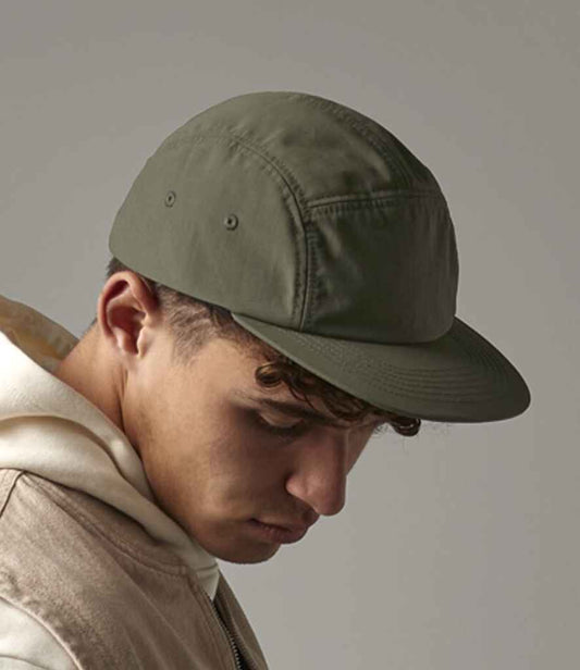 Beechfield Outdoor 5 Panel Camper Cap | Olive Green