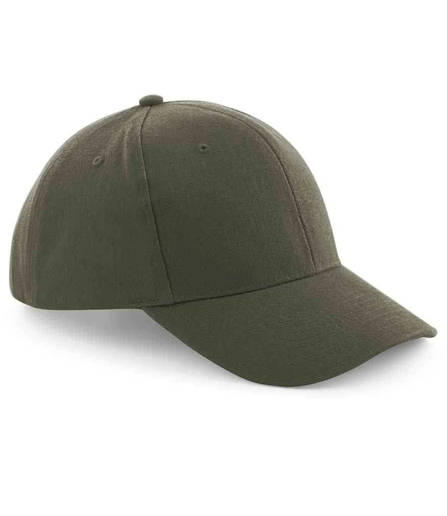 Beechfield Pro-Style Heavy Brushed Cotton Cap | Olive Green