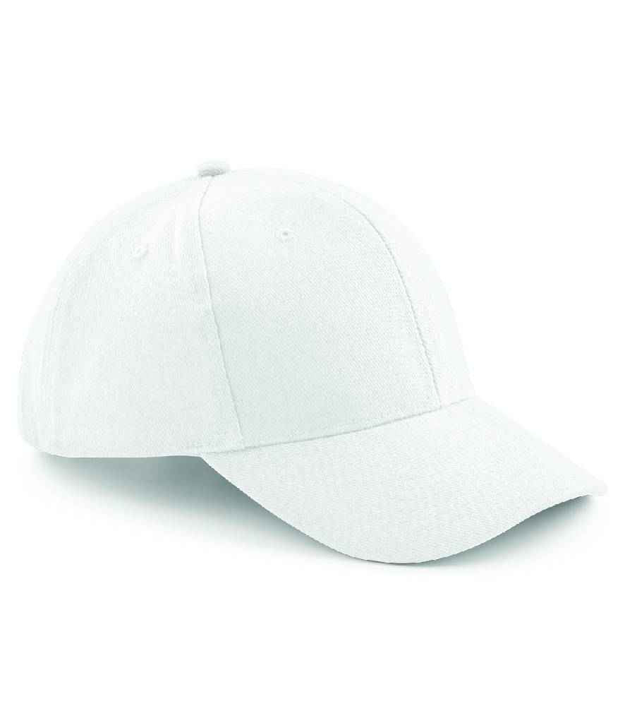 Beechfield Pro-Style Heavy Brushed Cotton Cap | White