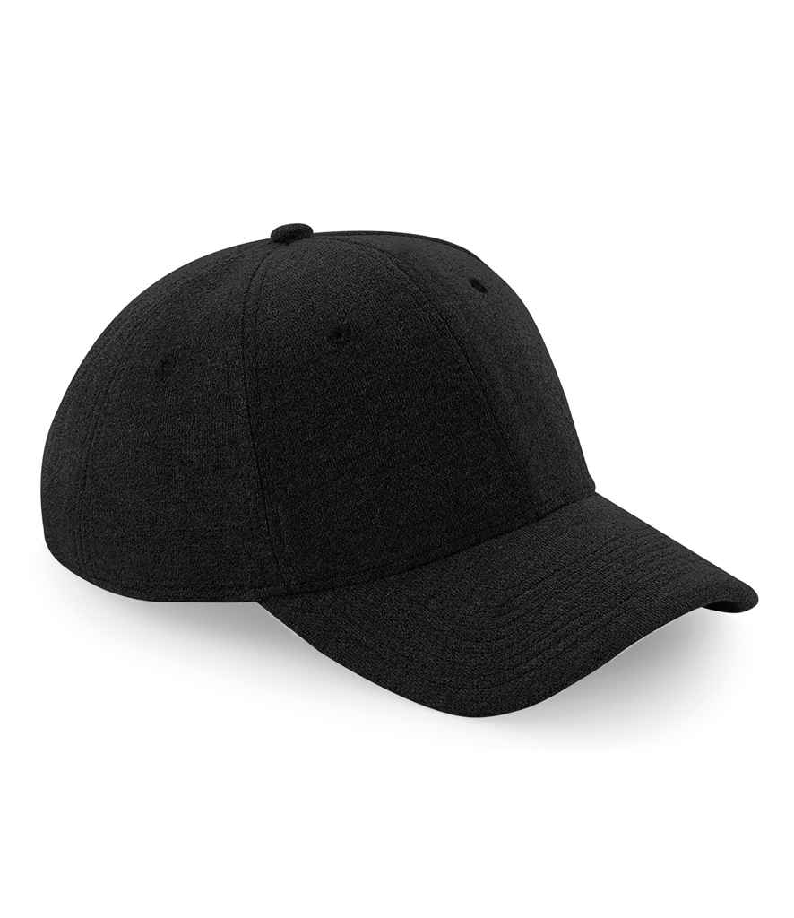 Beechfield Jersey Athleisure Baseball Cap | Black
