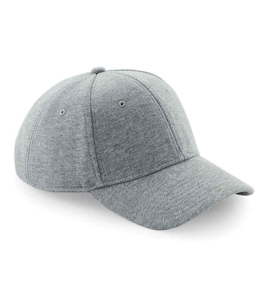 Beechfield Jersey Athleisure Baseball Cap | Heather Grey