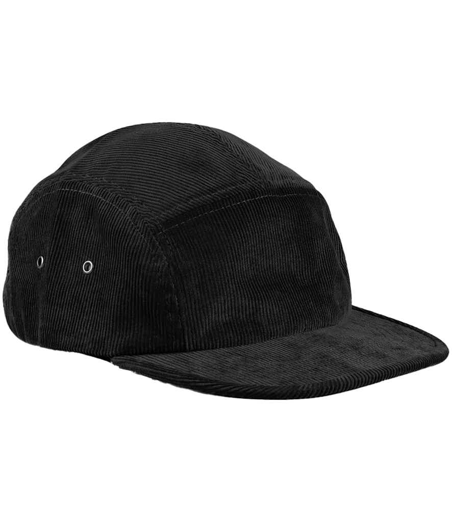 Beechfield EarthAware® Organic Cord Camper Cap | Black