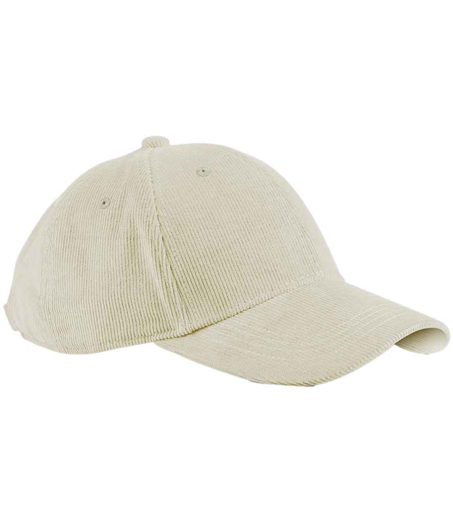 Beechfield EarthAware® Organic Cord Baseball Cap | Stone