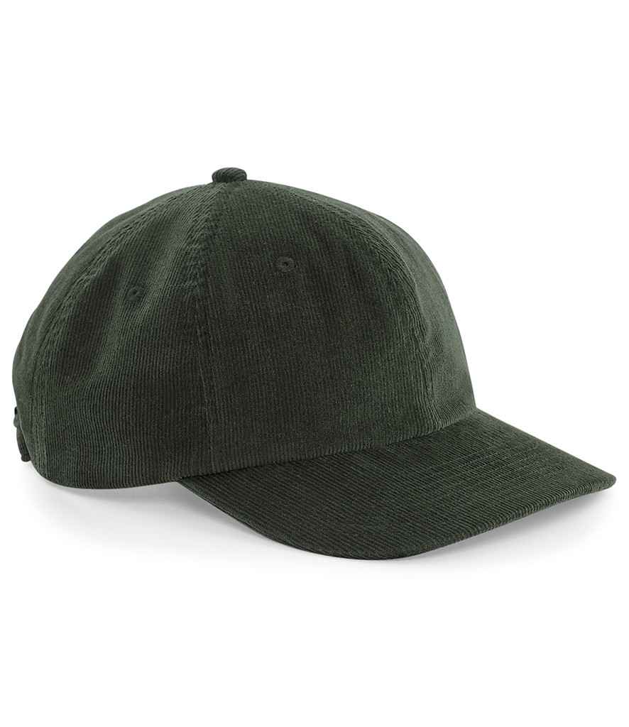 Beechfield Heritage Cord Cap | Dark Olive