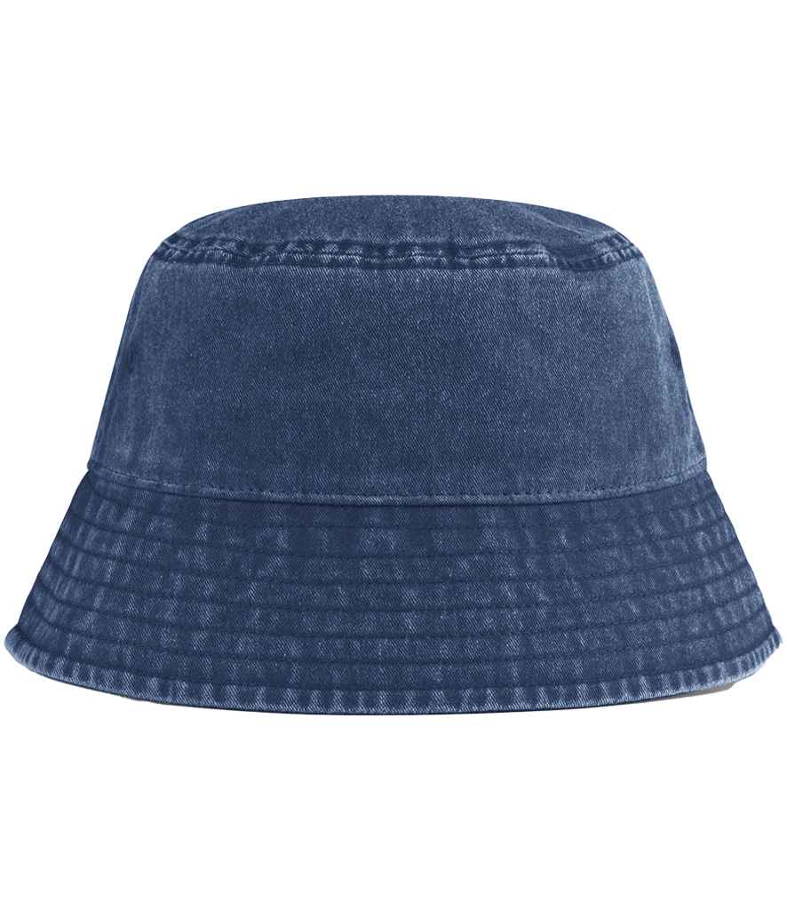 Beechfield Junior Vintage Bucket Hat | Vintage Denim