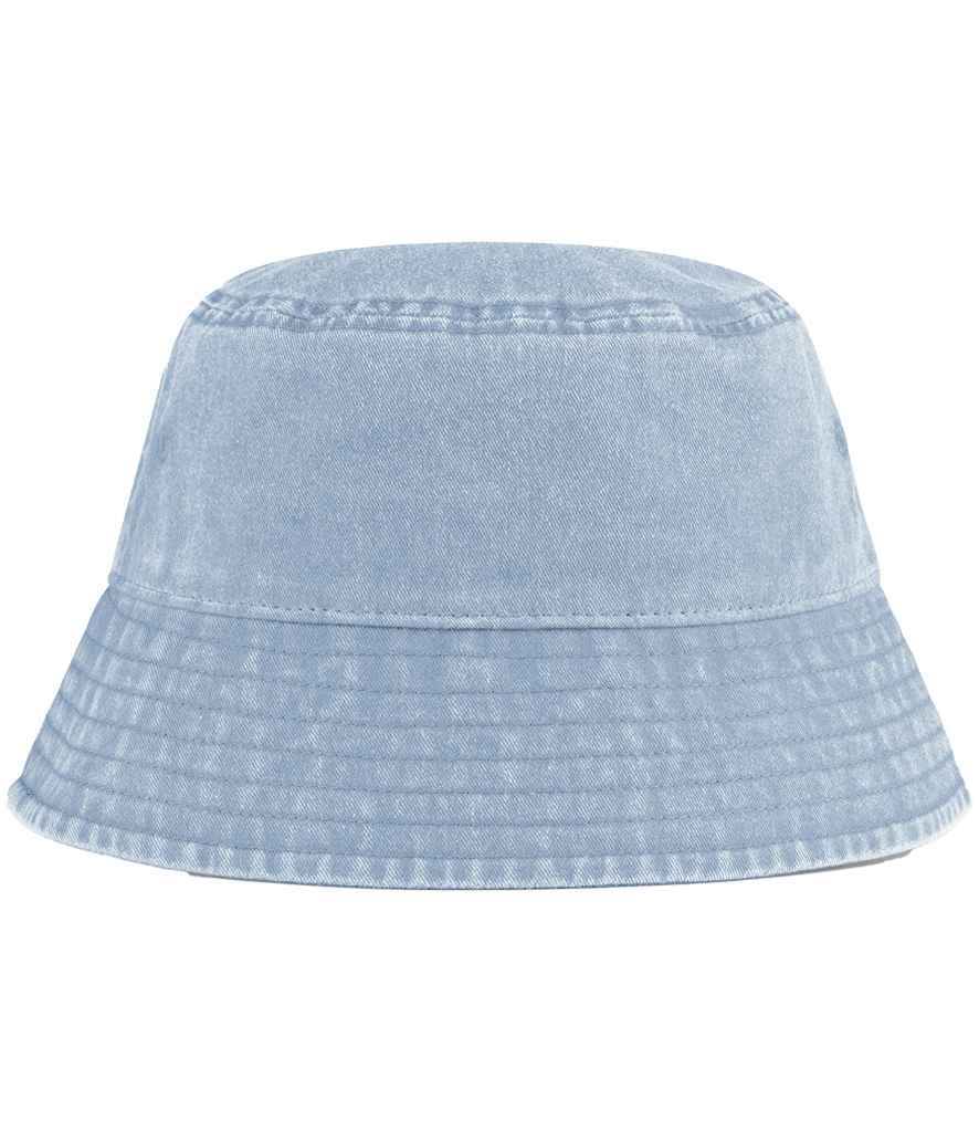 Beechfield Junior Vintage Bucket Hat | Vintage Light Blue