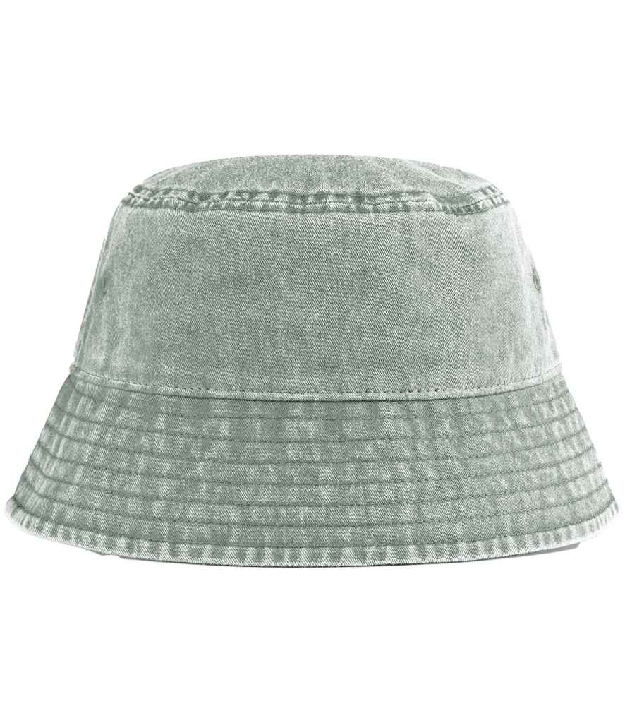 Beechfield Junior Vintage Bucket Hat | Vintage Sage Green