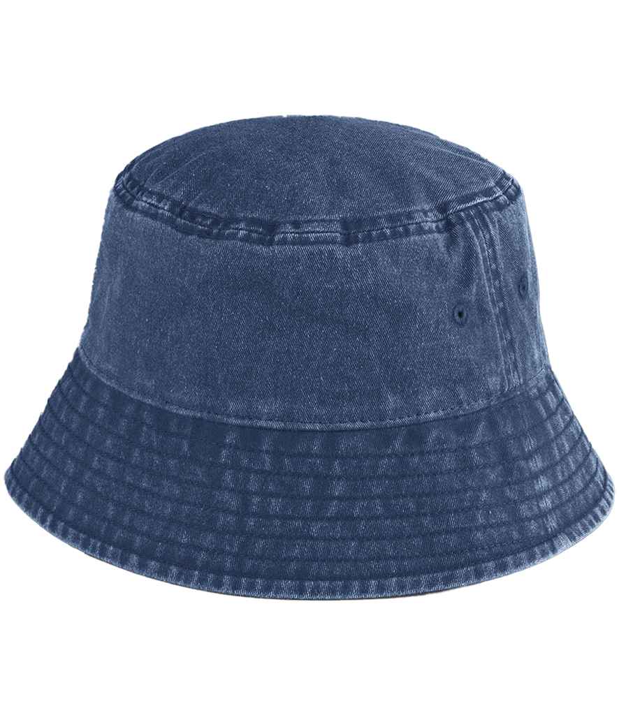 Beechfield Vintage Bucket Hat | Vintage Denim